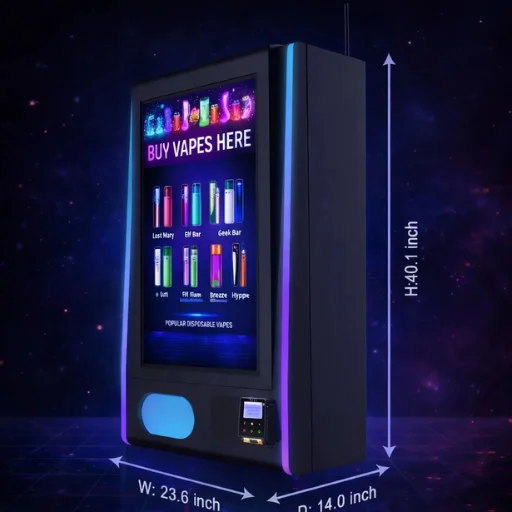 Bar-top mount vending machine